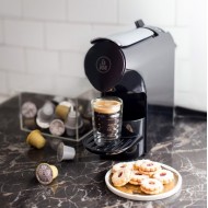 SALE-מכונת קפה קפסולות אספרסו ג'ו כולל 100 קפסולות מתנה תואמות NESPRESSO-משלוח חינם