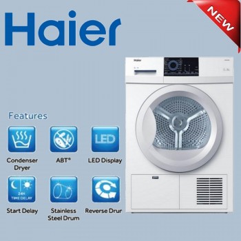 מייבש כביסה פתח חזית 8 ק"ג HAIER HD80B829S מייבש כביסה פתח חזית 8 ק"ג HAIER HD80B829S