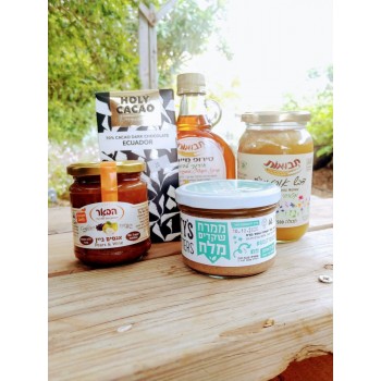 מארז אורגני דבש שוקולד וממרחים -חלוקה בגוש דן