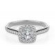 Operation White gold engagement ring, 1.20 carat diamond ring, diamond ring for women-free Shipping