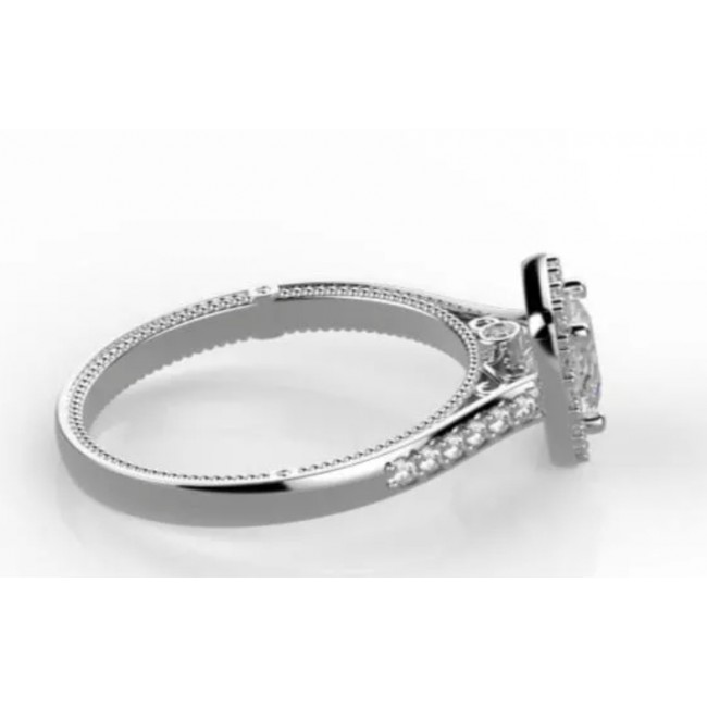 Operation White gold engagement ring, 1.20 carat diamond ring, diamond ring for women-free Shipping