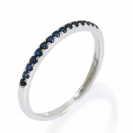 טבעת זהב איטרניטי -טבעת משובצת משלימה- טבעת נצח משובצת