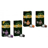 100 קפסולות אלומיניום קפה ג'ייקובס תואמות מכונת נספרסו