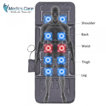מזרן עיסוי 10 מנועי רטט מולטי פונקציונלי  MEDICS CARE מזרן עיסוי 10 מנועי רטט מולטי פונקציונלי  MEDICS CARE