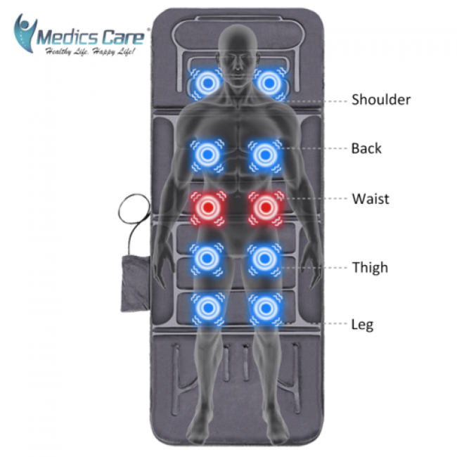 Massage shiatsu Mattress 10 MEDICS Care Multi-functional vibration