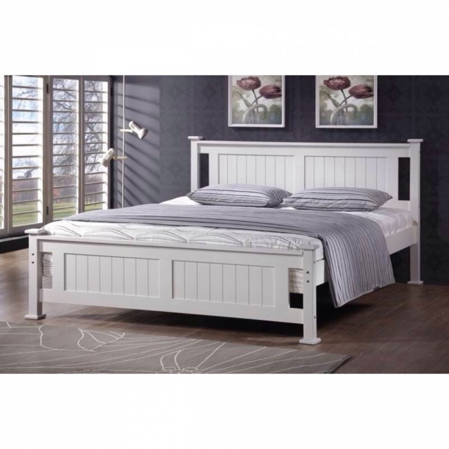 Double bed 140 * 190 solid wood