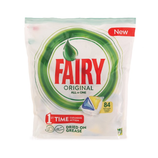 2 Fairy dishwasher tablets in chassis 84 units