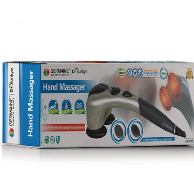 מכשיר עיסוי ידני עם חימום אינפרא אדום