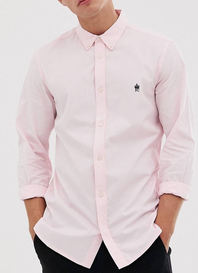 french connection pink shirt