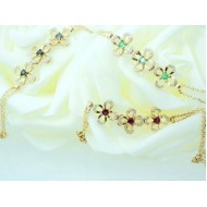 Браслет с бриллиантами и драгоценными камнями