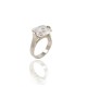 Серербяное кольцо 925 с большим циркониевым камнем