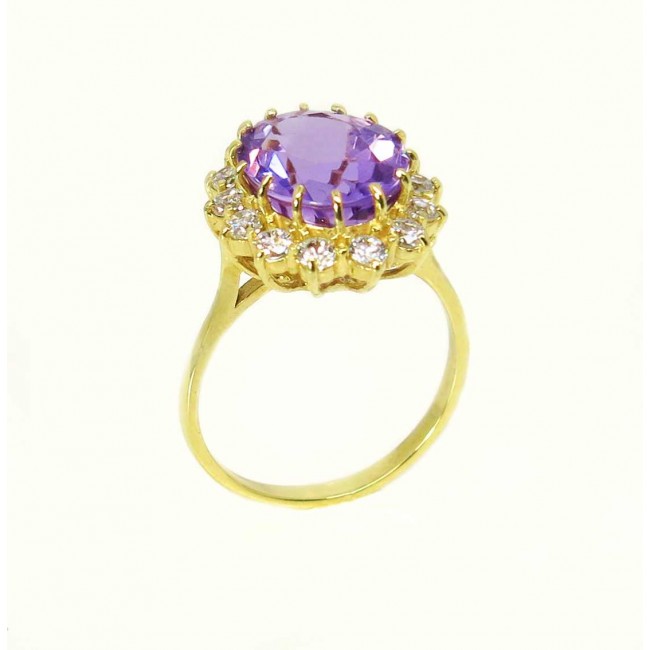 желтое золотое кольцо 14K клетчатый и драгоценный камень рубиново-бесплатная доставка