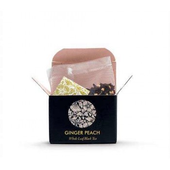 תה ג'ינג'ר אפרסק קוביות מיני