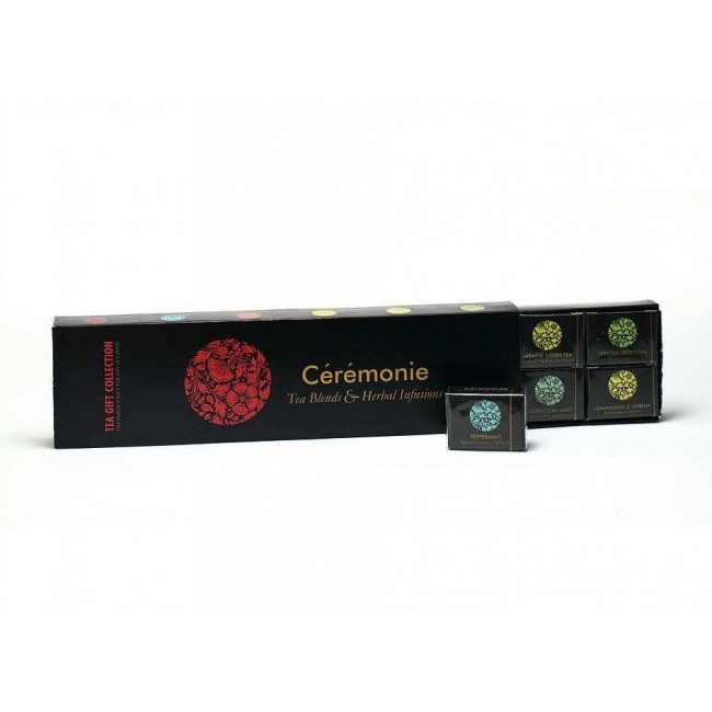 Tea Gift Collection Gourmet tea case with Ceremonie tea flavors