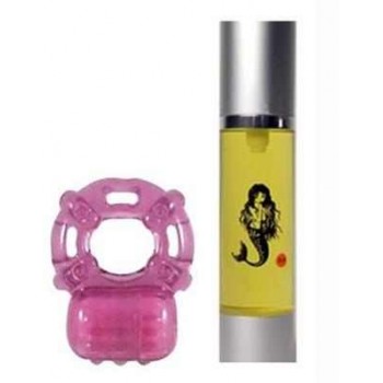 סט אהבה של 2 להיטי מכירות - טבעת רוטטת ונוזל לקיק סט אהבה של 2 להיטי מכירות - טבעת רוטטת ונוזל לקיק