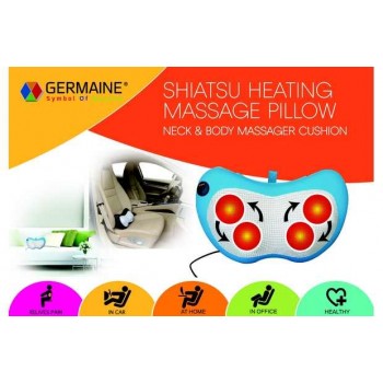 כרית עיסוי שיאצו כולל חימום GERMAINE  דגם: GM 6108