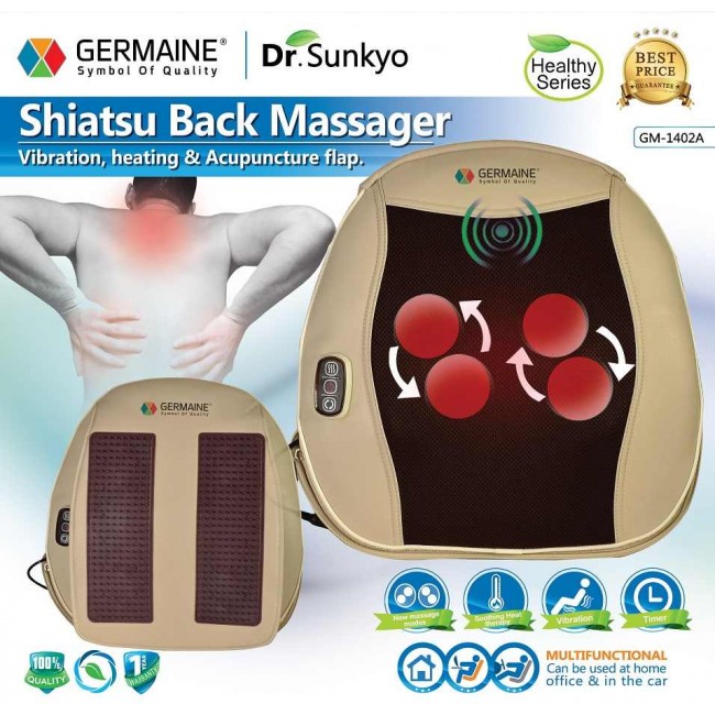 Shiatsu massage device for back GERMAINE GM-1402