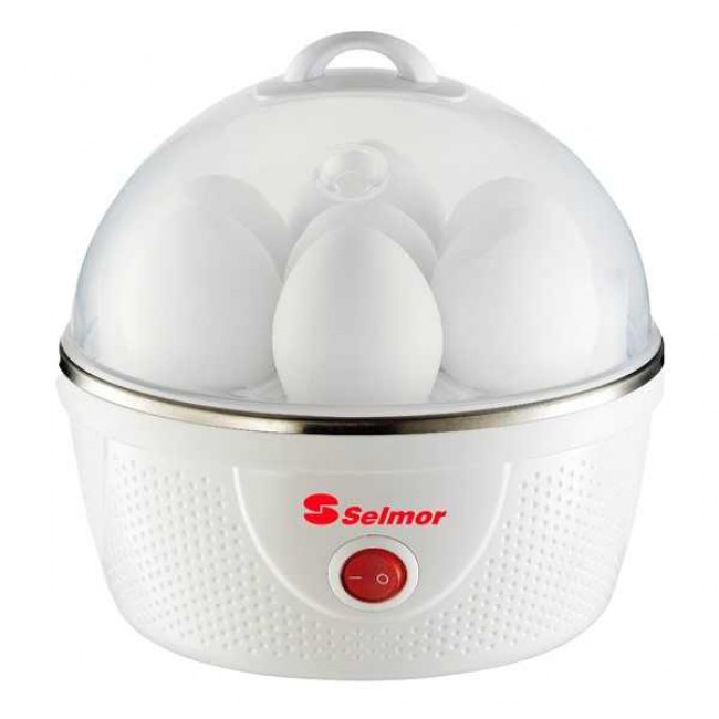 الأجهزة الكهربائية لصنع البيض Salmore ما يصل إلى 7 بيضات صلبة / متوسطة / ناعمة |سهلة التنظيف