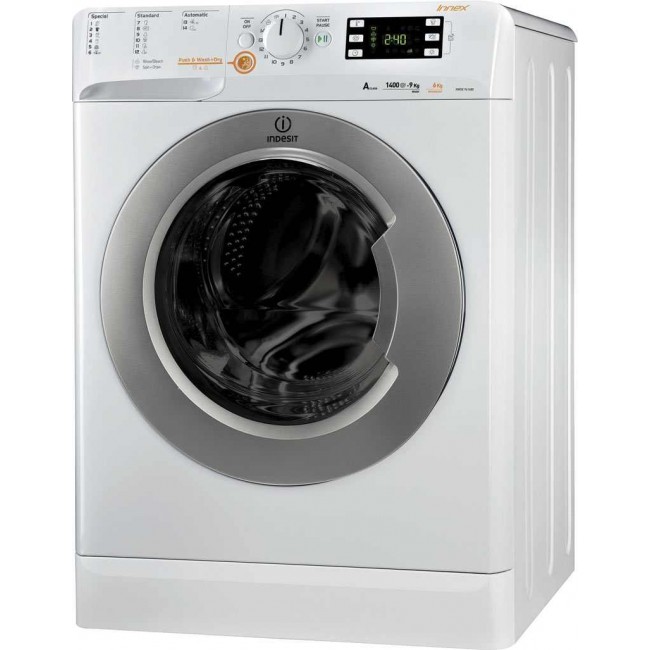 Washing machine 9 kg including Indesit XWDE 961480X WSSS Eu front-free shipping