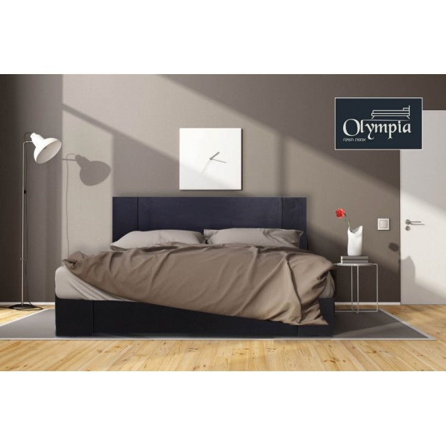 מיטה מעוצבת בצבעים לבחירה כולל מזרן קפיצים מתנה ומשלוח חינם 7041