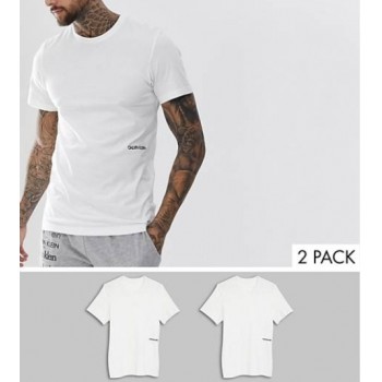 מארז 2 חולצות בצבע לבן  t-shirts Calvin Klein  מארז 2 חולצות בצבע לבן  t-shirts Calvin Klein