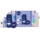 والتدليل NIVEA لامرأة حقيبة ماكياج المألوف التي تحتوي على 4 المنتجات المفضلة الحرة الشحن