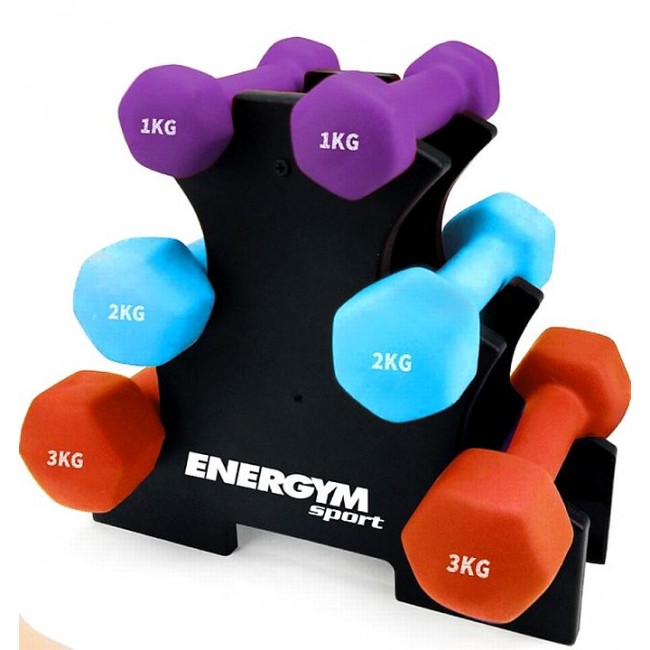 Set of hand weights and metal stand model ds36 free shipping