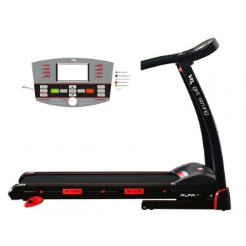 SALE סוף שנה מסלול ריצה Alfa7 כולל מזרון התעמלות ומעמדים לשכיבות שמיכה משלוח חינם