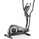 Elliptical Cross M is equipped with built-in biometric sensors in the handles to measure free heart rate-delivery