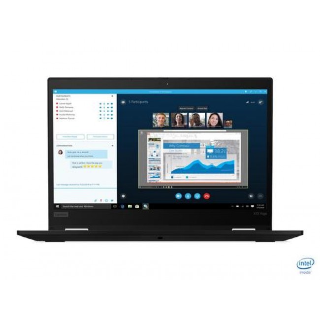 מחשב נייד Lenovo ThinkPad X13 Yoga Gen 1 X13 YOGA i7-10510U 13.3FHD 1TB-SSD 16G W10P 3Y משלוח חינם