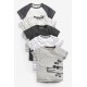 SALE-מארז חמישיית חולצות טי קצרות עם קרוקודילים (3 חודשים עד גיל 7)-משלוח חינם