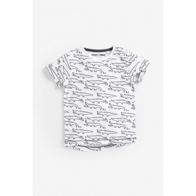 SALE-מארז חמישיית חולצות טי קצרות עם קרוקודילים (3 חודשים עד גיל 7)-משלוח חינם