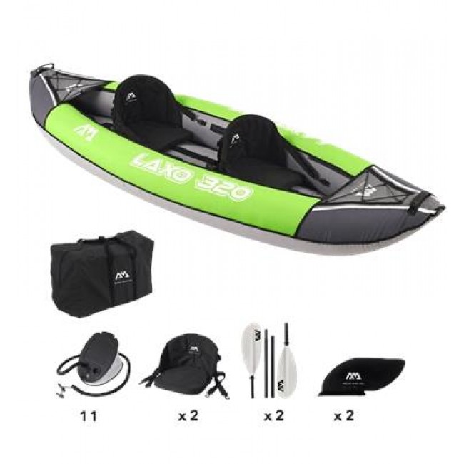 Kayak for 2 people 2 plus LAXO oars LA320 free shipping