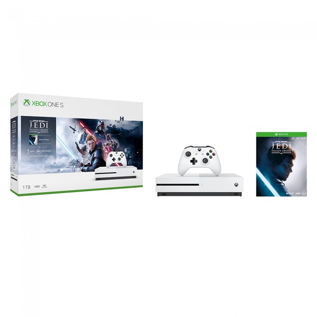 Console with xbox game ONE S 1TB Star Wars Jedi: Fallen order free shipping