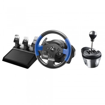 הגה מירוצים עם דוושות Thrustmaster T150 Pro Force Feedback כולל מוט הילוכים מקצועי TH8A ADD-ON משלוח חינם הגה מירוצים עם דוושות Thrustmaster T150 Pro Force Feedback כולל מוט הילוכים מקצועי TH8A ADD-ON משלוח חינם