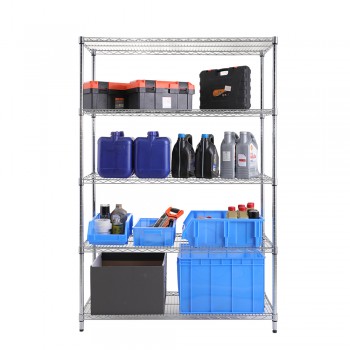 כוננית ניקל 5 מדפים 45/120/175 ס"מ  משלוח חינם