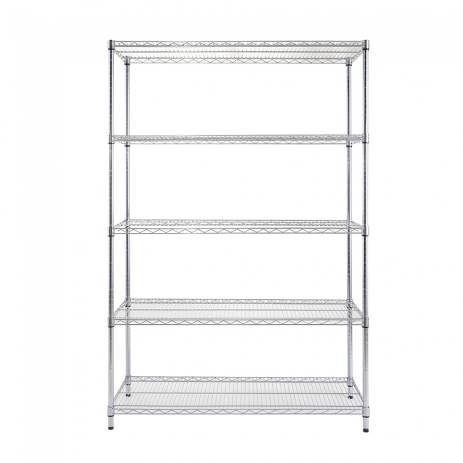 Nickel shelf set 5 shelves 45/120/180 cm free shipping
