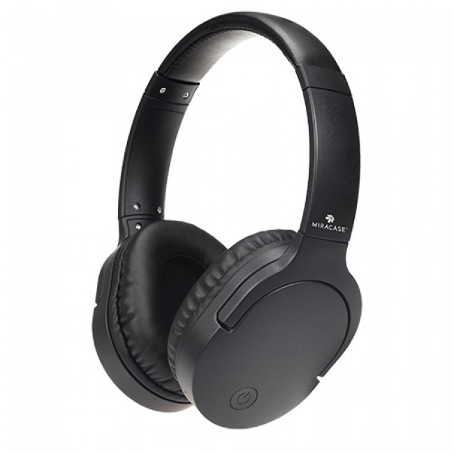 אוזניות סטריאו Miracase MBTOE100 Bluetooth - צבע שחור משלוח חינם
