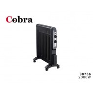  תנור קונווקטור שחור HV1202L 2000W COBRA משלוח חינם
