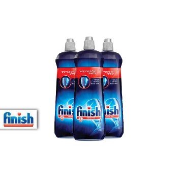 נוזל הברקה למדיח פיניש Finish-מארז 3 יחידות נוזל מבריק למדיח פיניש בנפח כולל של 2.4 ליטר-משלוח חינם נוזל הברקה למדיח פיניש Finish-מארז 3 יחידות נוזל מבריק למדיח פיניש בנפח כולל של 2.4 ליטר-משלוח חינם
