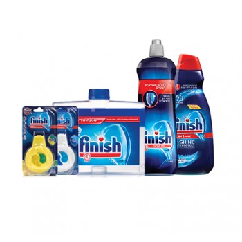 ערכת Finish למדיח הכוללת 5 חומרי ניקוי למדיח ערכת Finish למדיח הכוללת 5 חומרי ניקוי למדיח