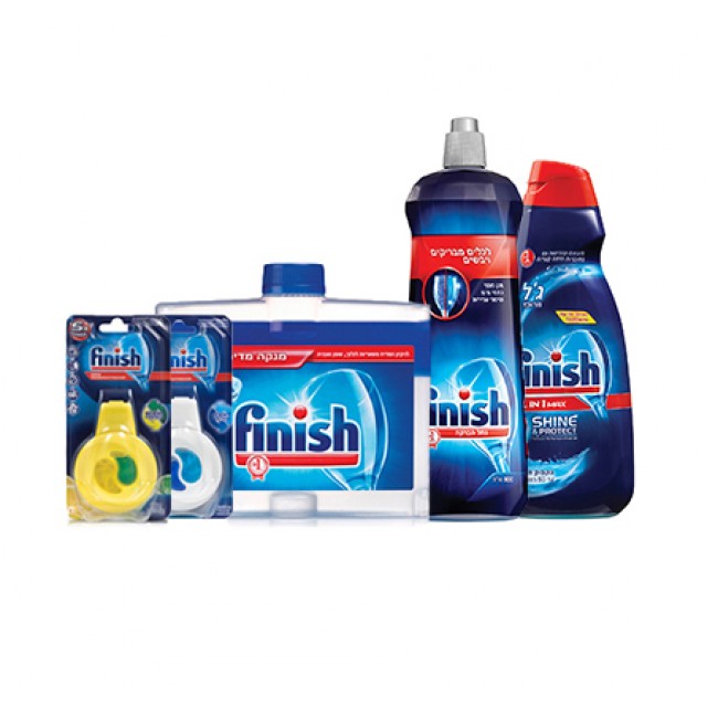 Finish the dishwasher kit, which includes 5 cleaning supplies for the dishwasher