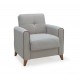 Single armchair designed with VIOLA linen box free shipping