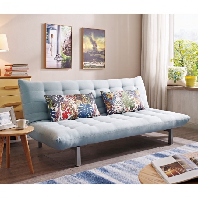 أريكة مصممة تفتح على سرير شحن مجاني من ARIS بنصف العرض