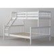 TAILER bunk bed with mattresses and storage drawers