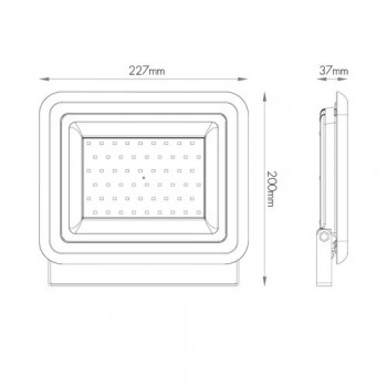 פנס הצפה אור חם 50W JET Nisko משלוח חינם פנס הצפה אור חם 50W JET Nisko משלוח חינם