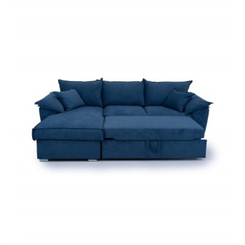 סלון פינתי דגם צ'יל chill בבד רחיץ נפתח למיטה כולל ארגז גדול – מכירה מוקדמת משלוח חינם