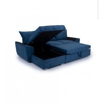 סלון פינתי דגם צ'יל chill בבד רחיץ נפתח למיטה כולל ארגז גדול – מכירה מוקדמת משלוח חינם