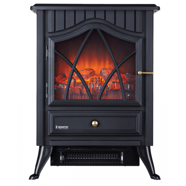 BeNATON BT-55922 Vintage Decorative Electric Heating Fireplace Free Shipping