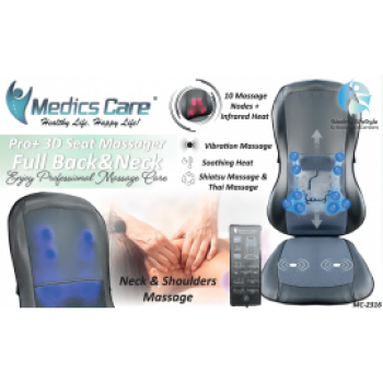 Advanced 3D massage session with 10 innovative medics care technology massage heads Advanced 3D massage session with 10 innovative medics care technology massage heads